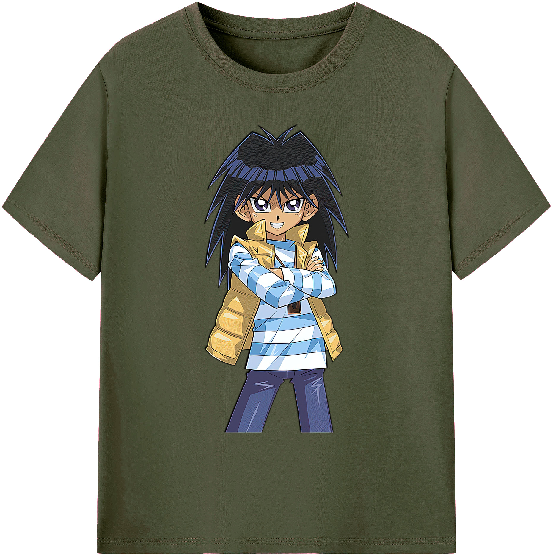 （画像用） 遊☆戯☆王 Yu-Gi-Oh! 綿100％ メンズ半袖Tシャツ｜肌触りやわらか＆通気性